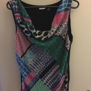 DKNYC Colorful Sleeveless Top
